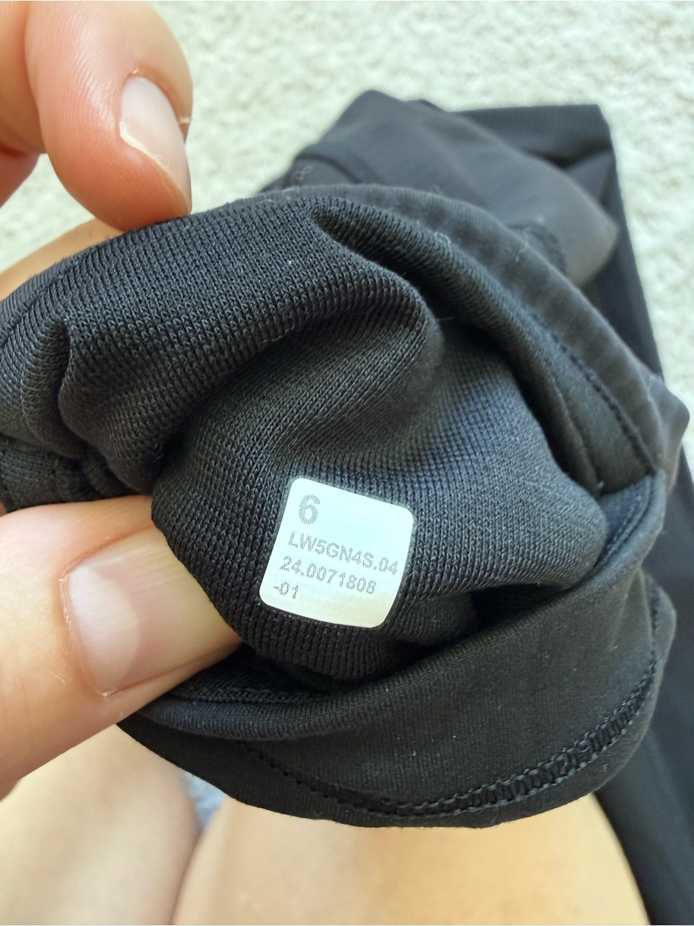 Lululemon Wunder Train High Rise Ribbed Tight 28” - Picture 4 of 4